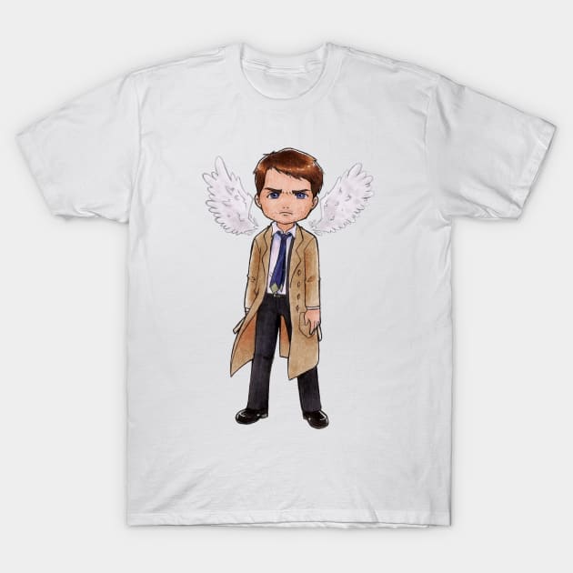 Castiel T-Shirt by KaylaNostrade